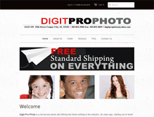 Tablet Screenshot of digitprophoto.com